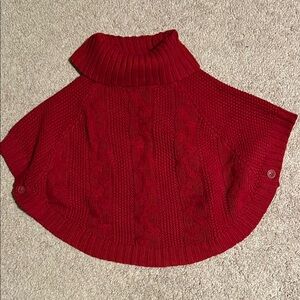 Carter’s Red Turtleneck Sweater/Cape